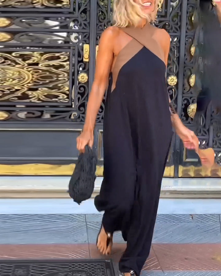 Lauren™ | Women’s Crossover Neck Long Dress
