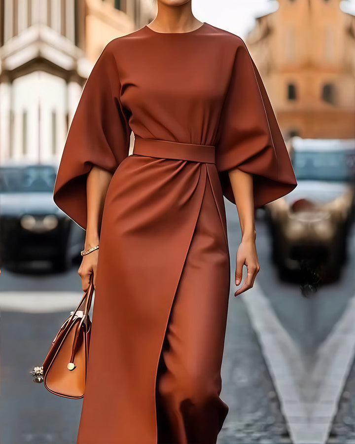Celestine™ - Lantern Sleeve Dress