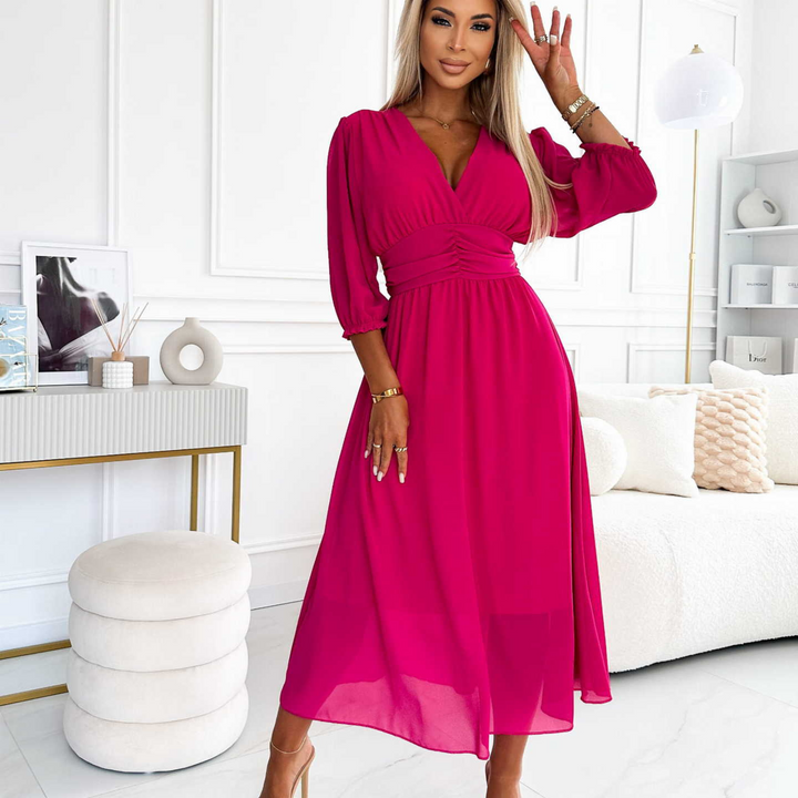 Abigail™ | Light Silky Chiffon Dress