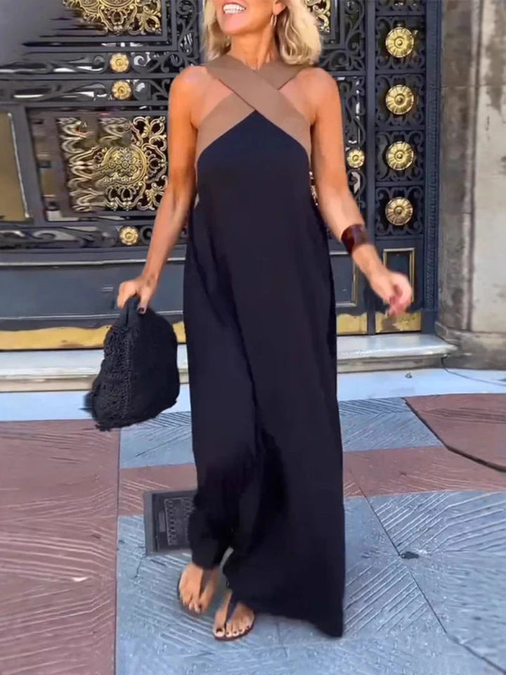 Lauren™ | Women’s Crossover Neck Long Dress