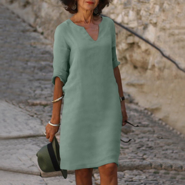 ELSIE | SUMMER DRESS WITH BELLY COVERAGE