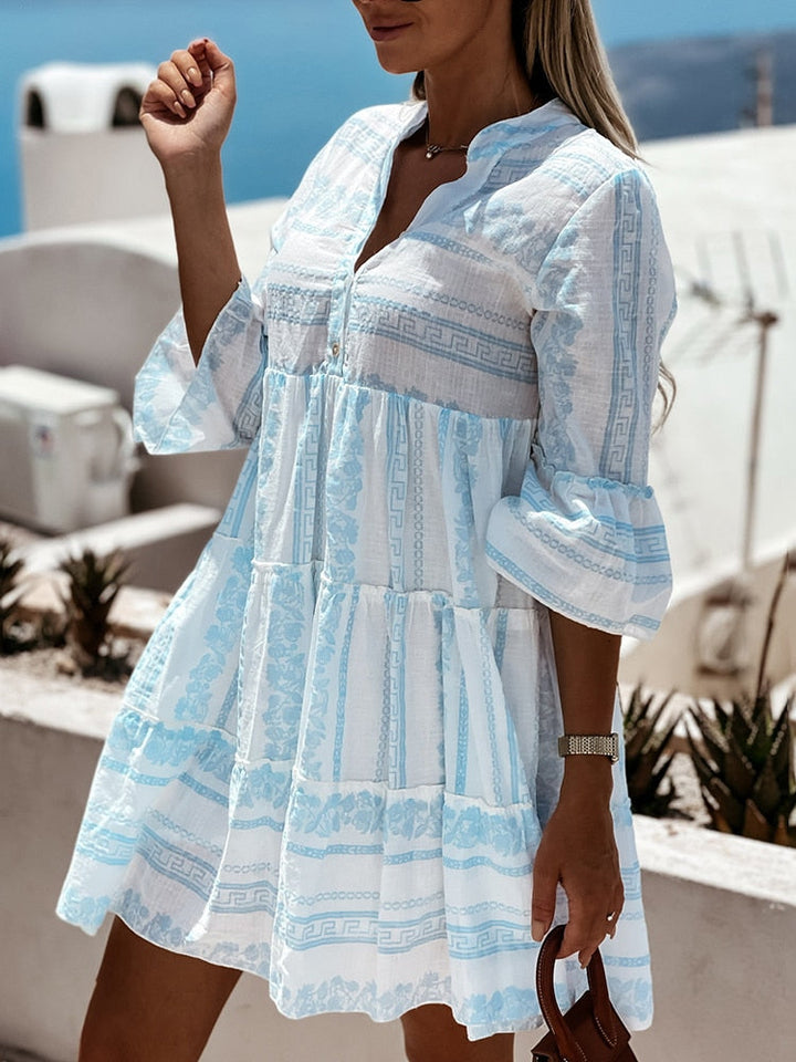 INGRID IBIZA RUFFLE DRESS