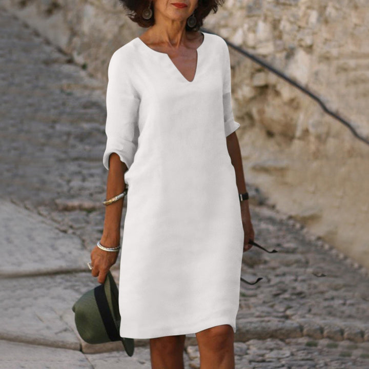 ELSIE | SUMMER DRESS WITH BELLY COVERAGE