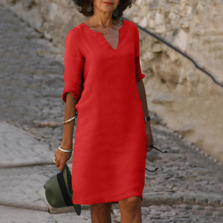 ELSIE | SUMMER DRESS WITH BELLY COVERAGE