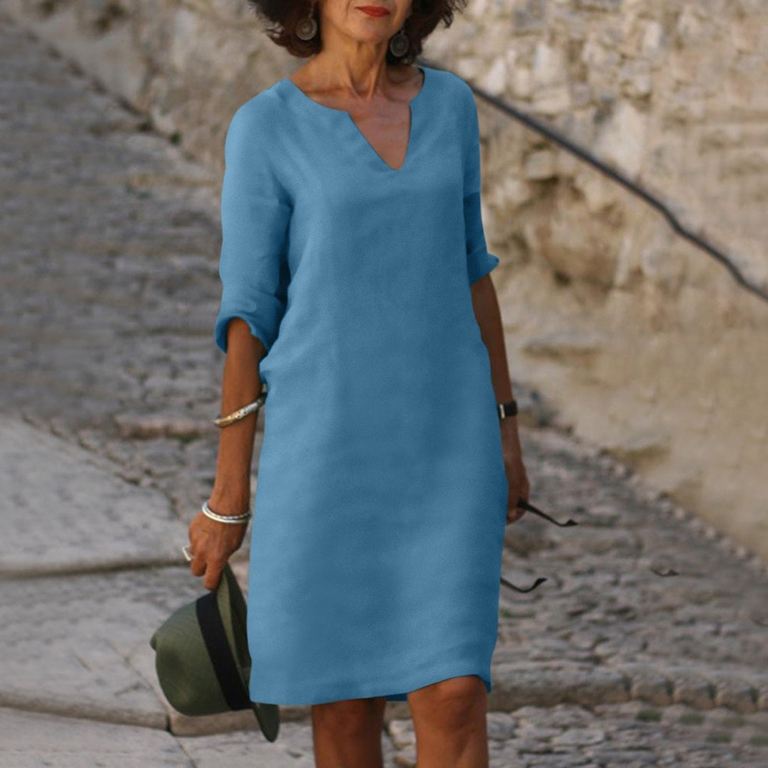 ELSIE | SUMMER DRESS WITH BELLY COVERAGE