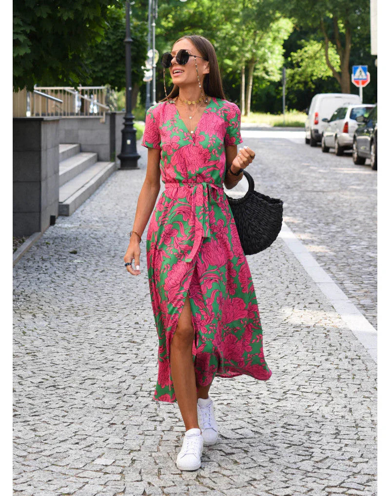 Eva | Women’s Stylish V-neck Dress