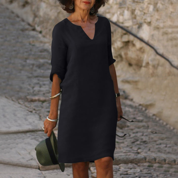 ELSIE | SUMMER DRESS WITH BELLY COVERAGE