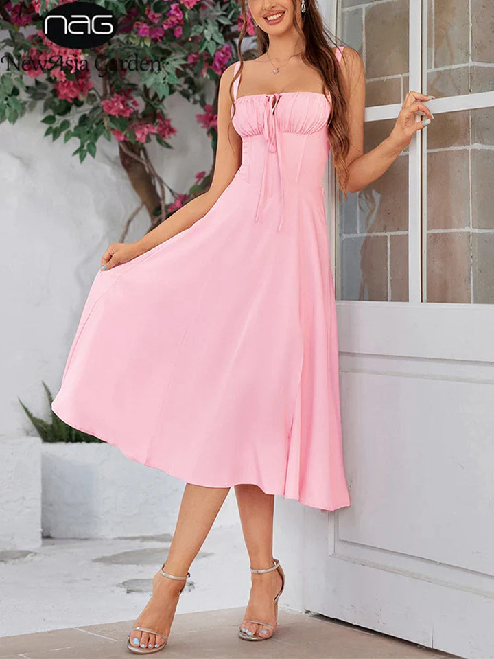 Harper | Lace-Up Dress