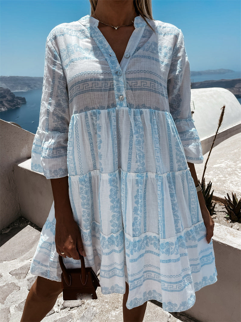 INGRID IBIZA RUFFLE DRESS