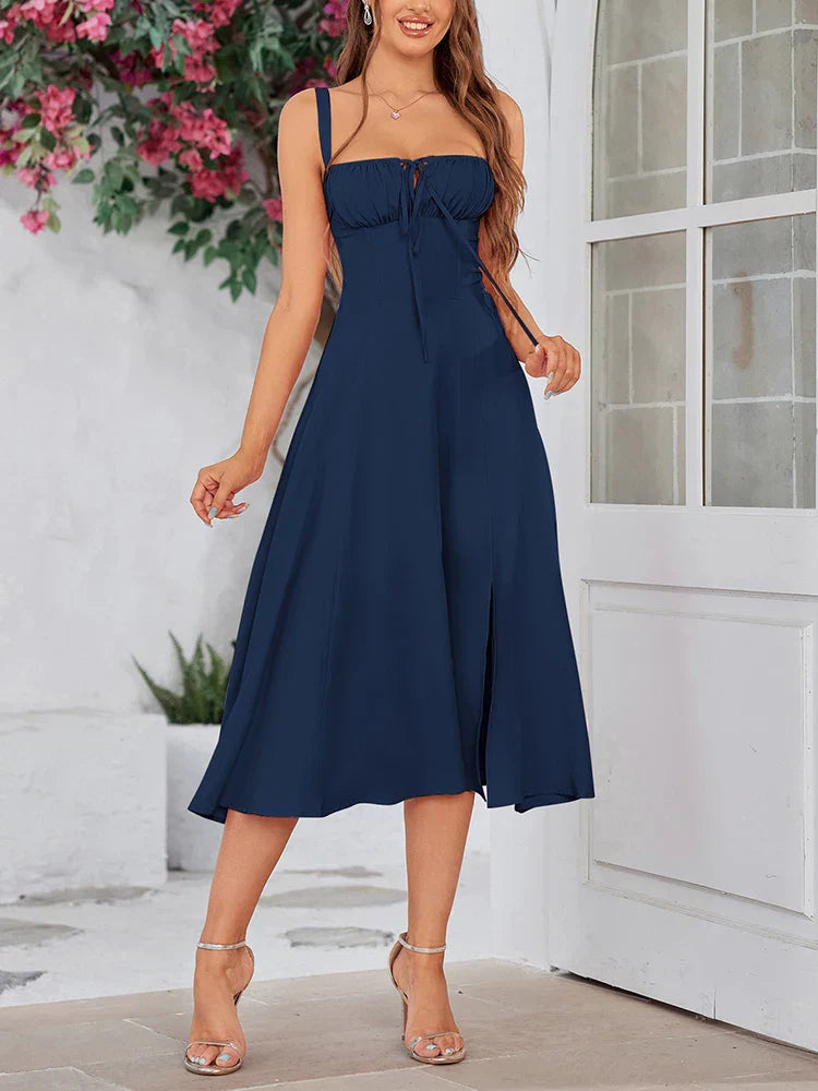 Harper | Lace-Up Dress