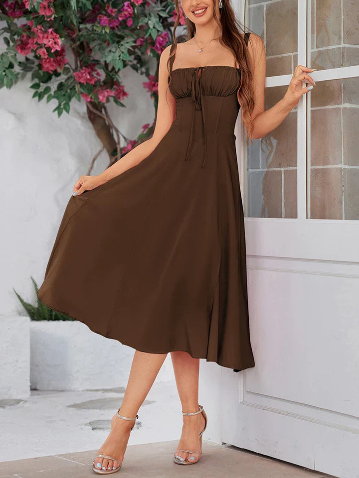 Harper | Lace-Up Dress