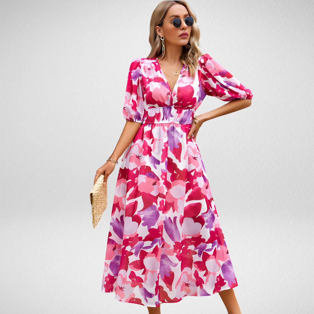 MEREDITH | DRESS WITH TUMMY COVERAGE