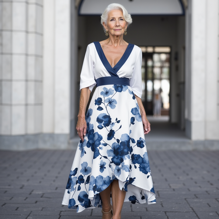 Amelia Elegant Floral Dress