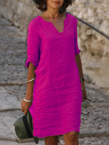 ELSIE | SUMMER DRESS WITH BELLY COVERAGE