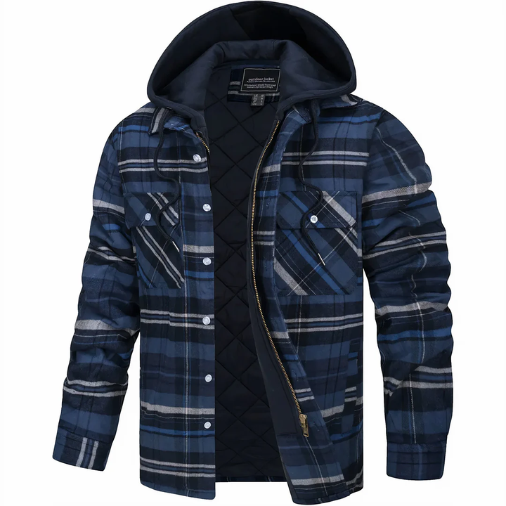 Jackson | Checkered Jacket with Zipper
