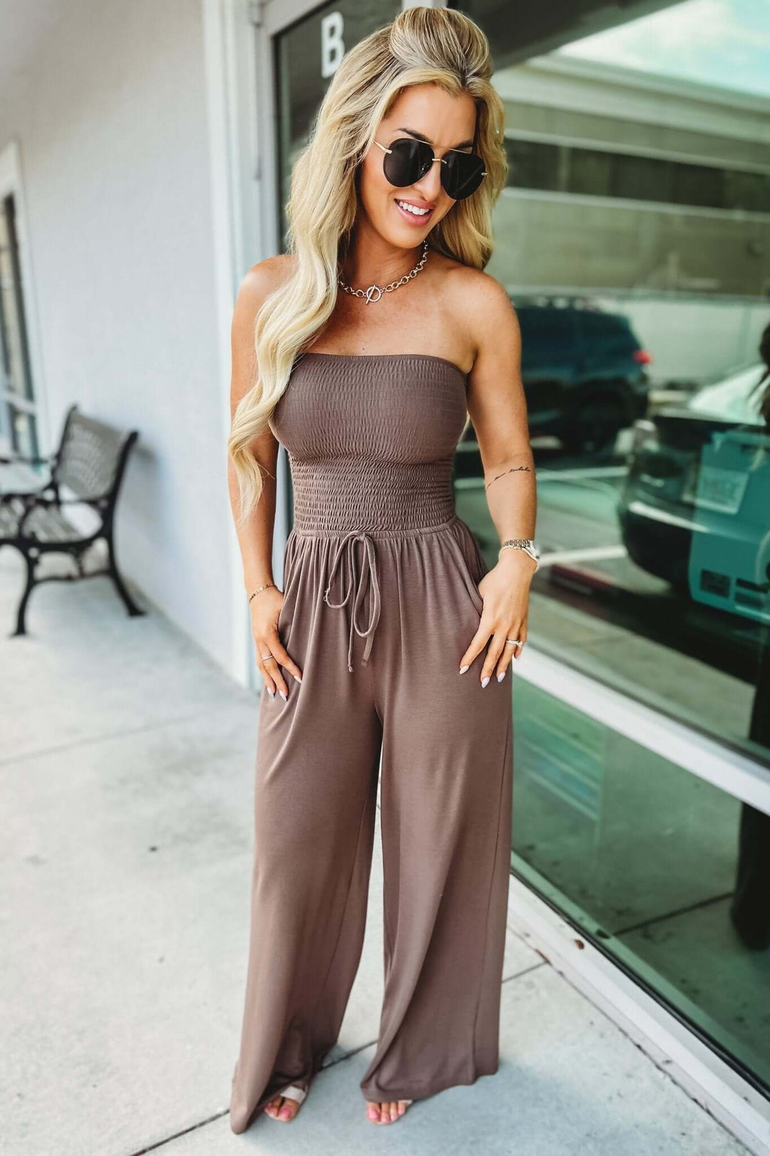 Harper™ | Trendy Off-Shoulder Jumpsuit
