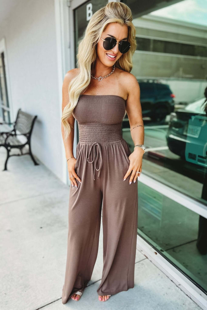 Harper™ | Trendy Off-Shoulder Jumpsuit
