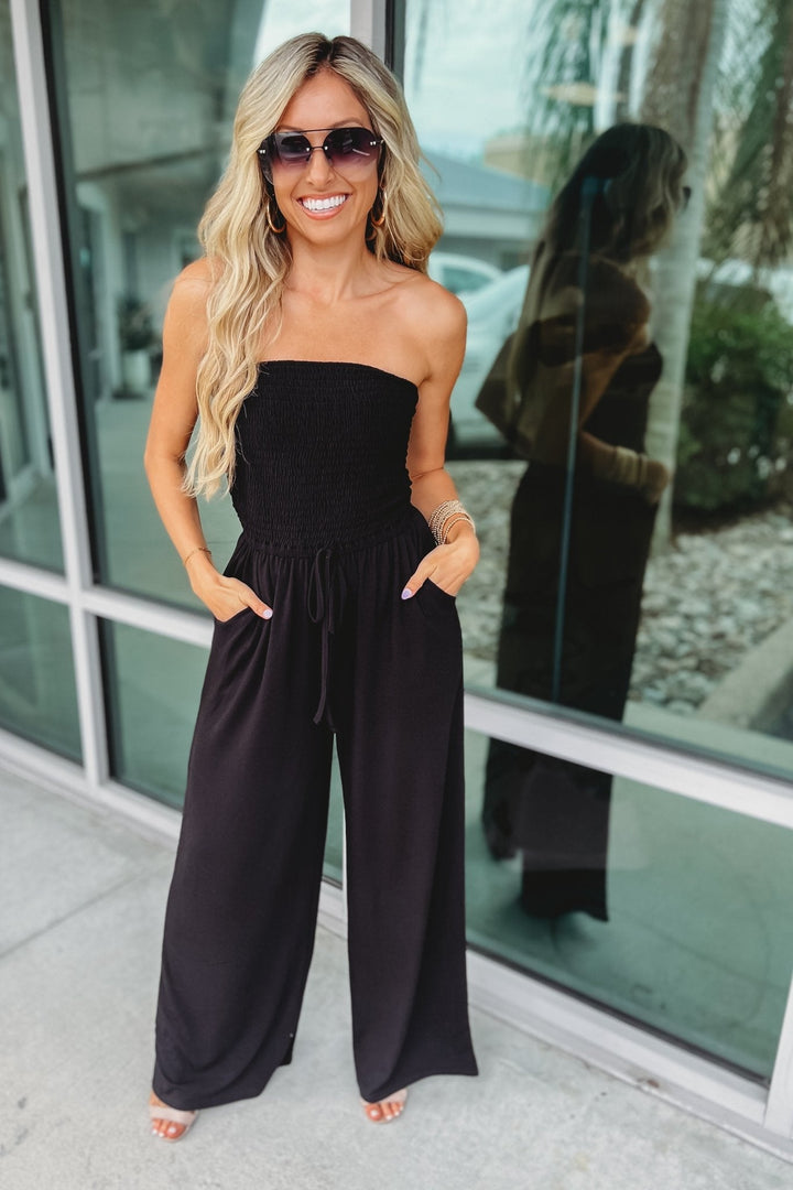 Harper™ | Trendy Off-Shoulder Jumpsuit