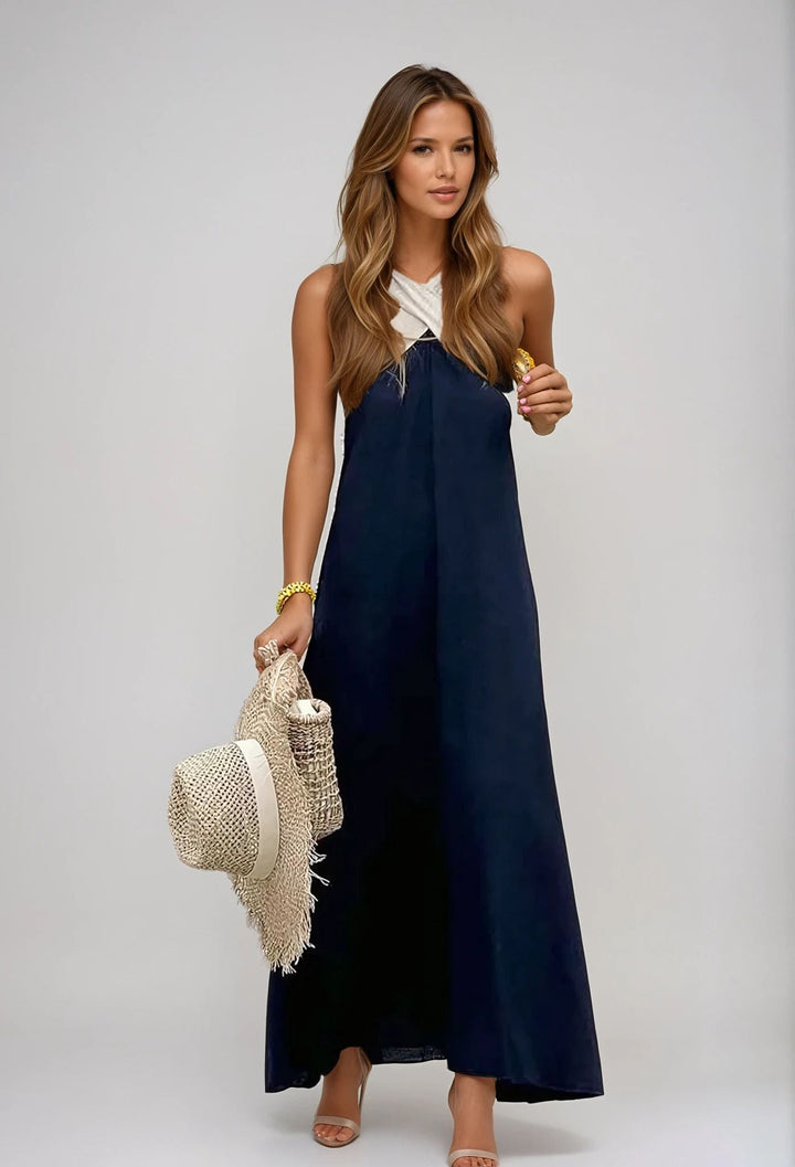 Lauren™ | Women’s Crossover Neck Long Dress