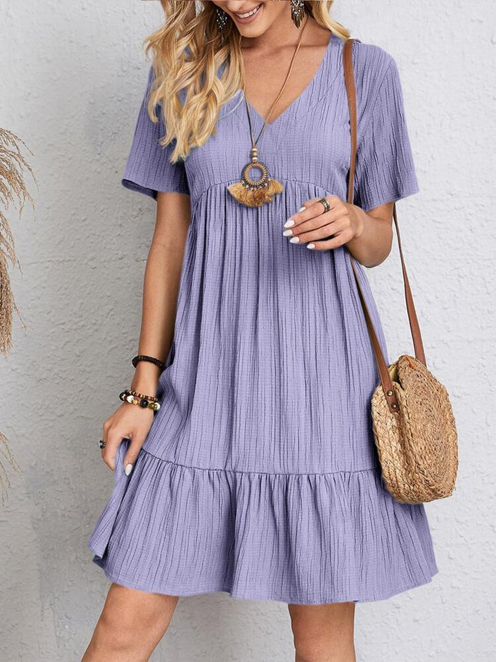 SOPHIA| ELEGANT DRESS WITH BELLY COVERAGE